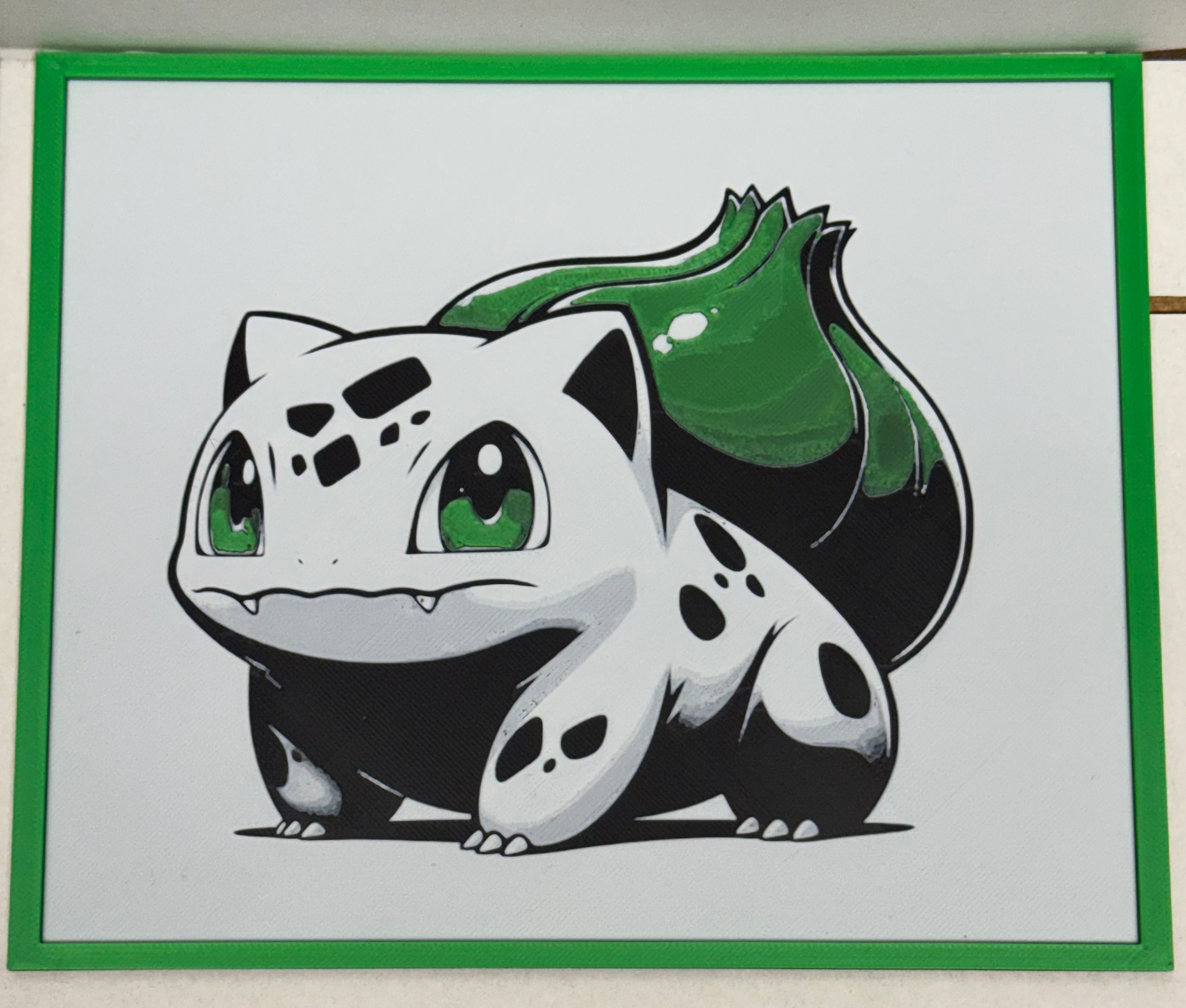 Bulbasaur Pokémon Gen 1 - 3D Printed (Painting)