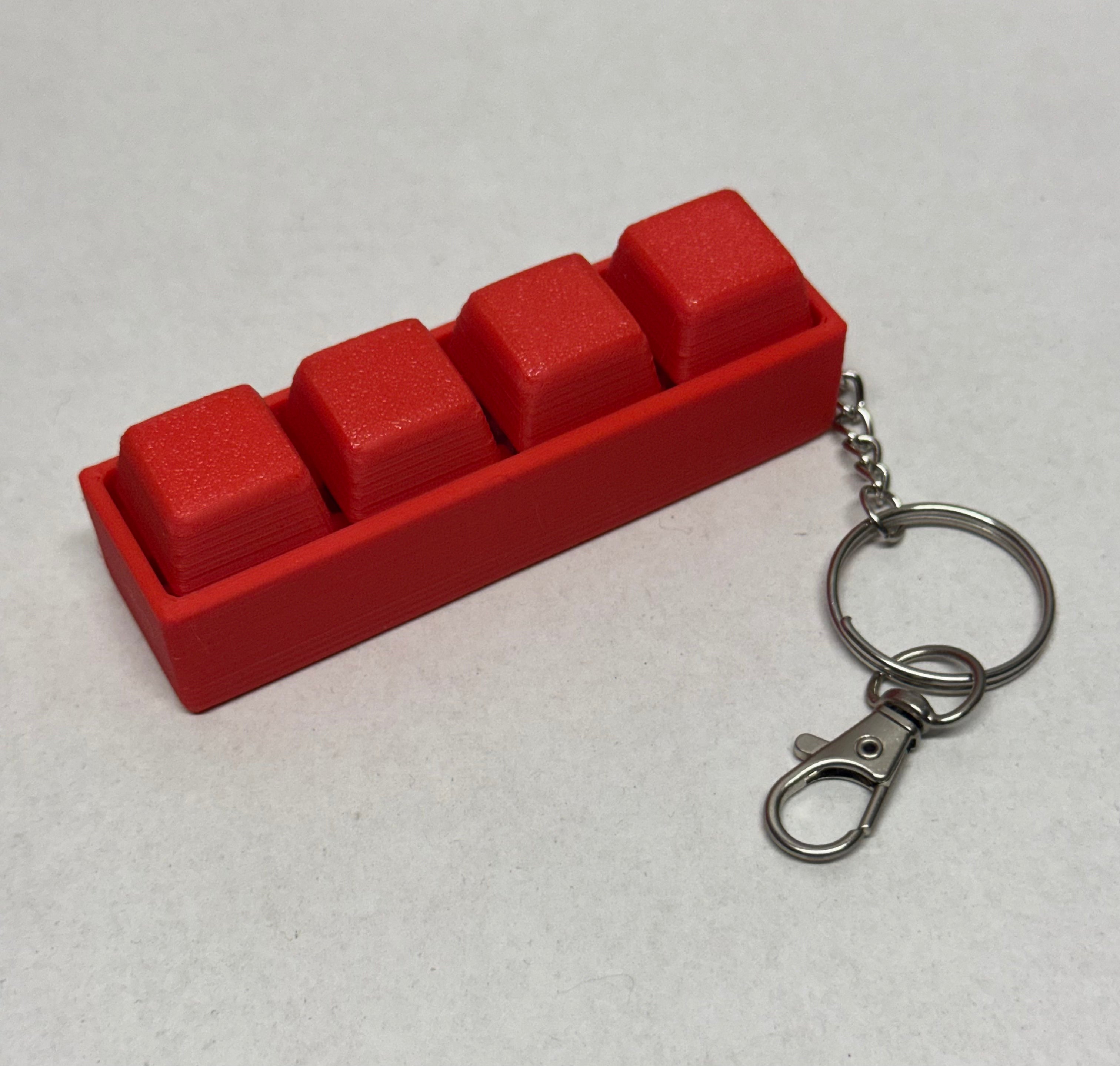 Keycap Fidget Clicker Keychain