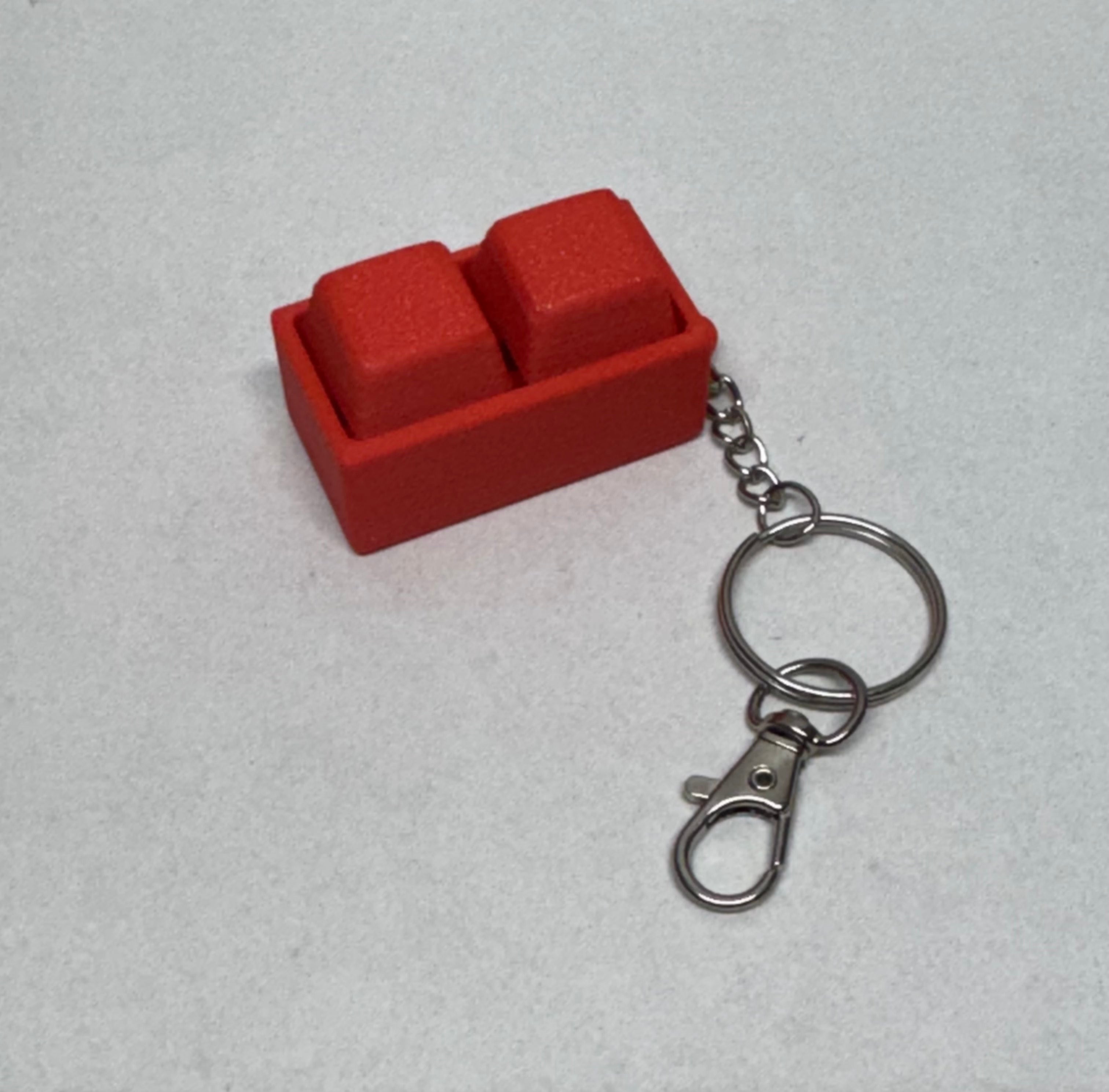 Keycap Fidget Clicker Keychain