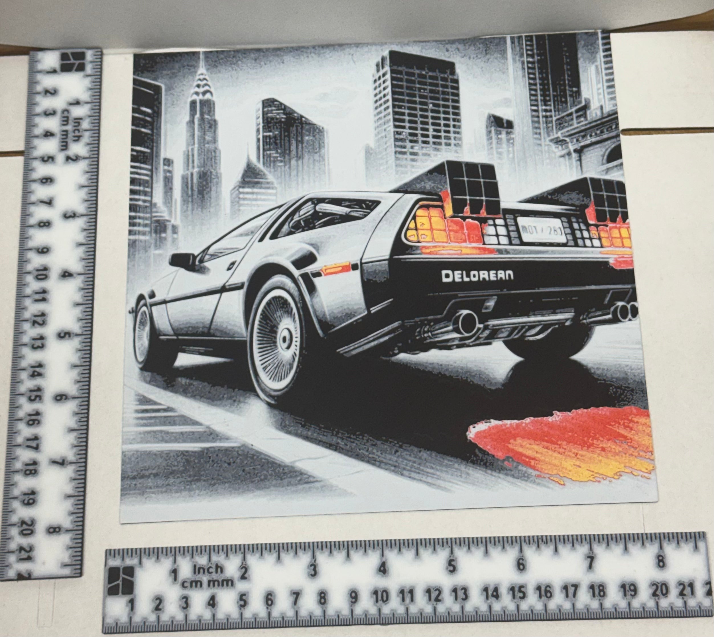 DeLorean back to the Future - 3D Printed (Painting)