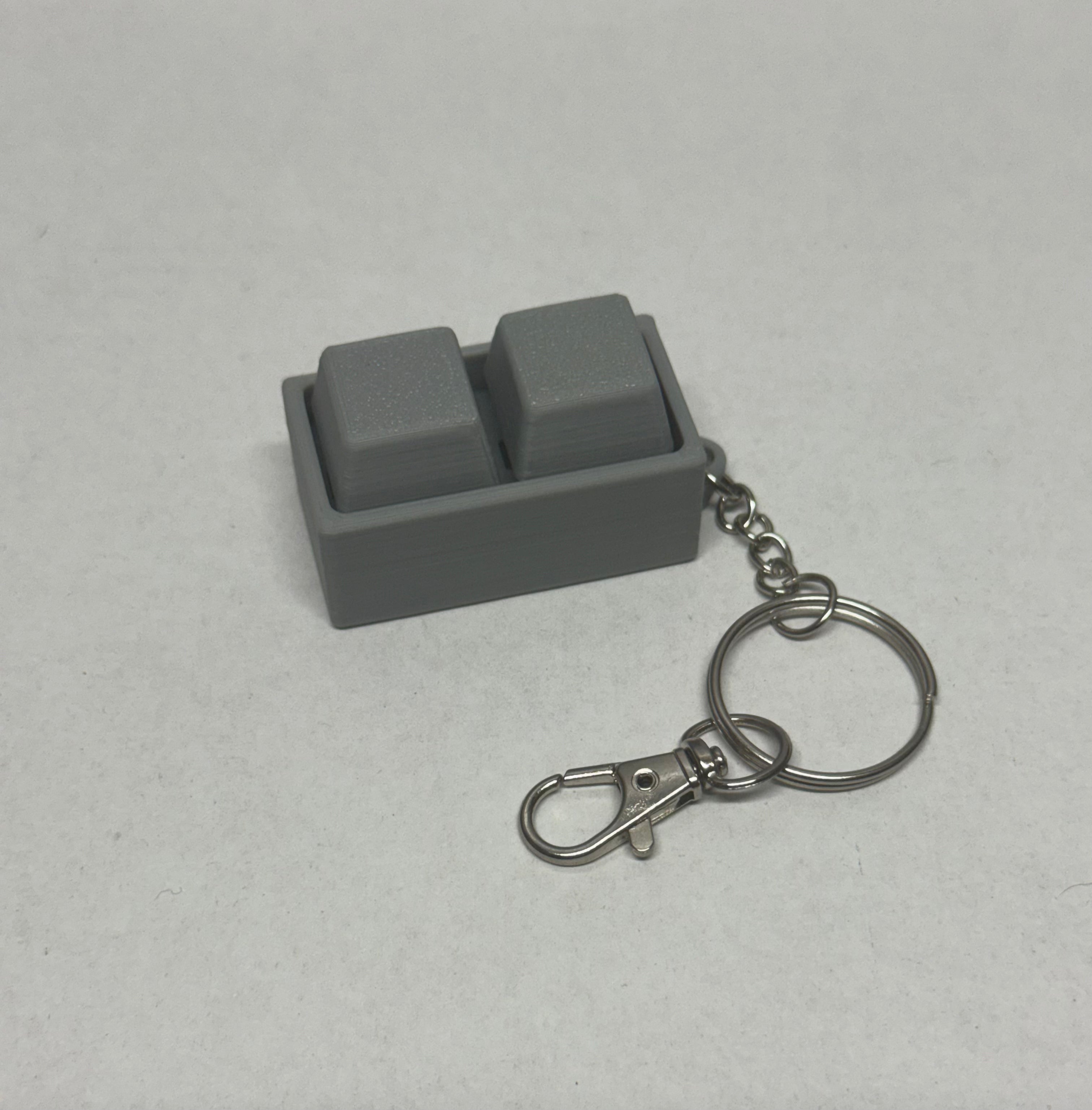 Keycap Fidget Clicker Keychains