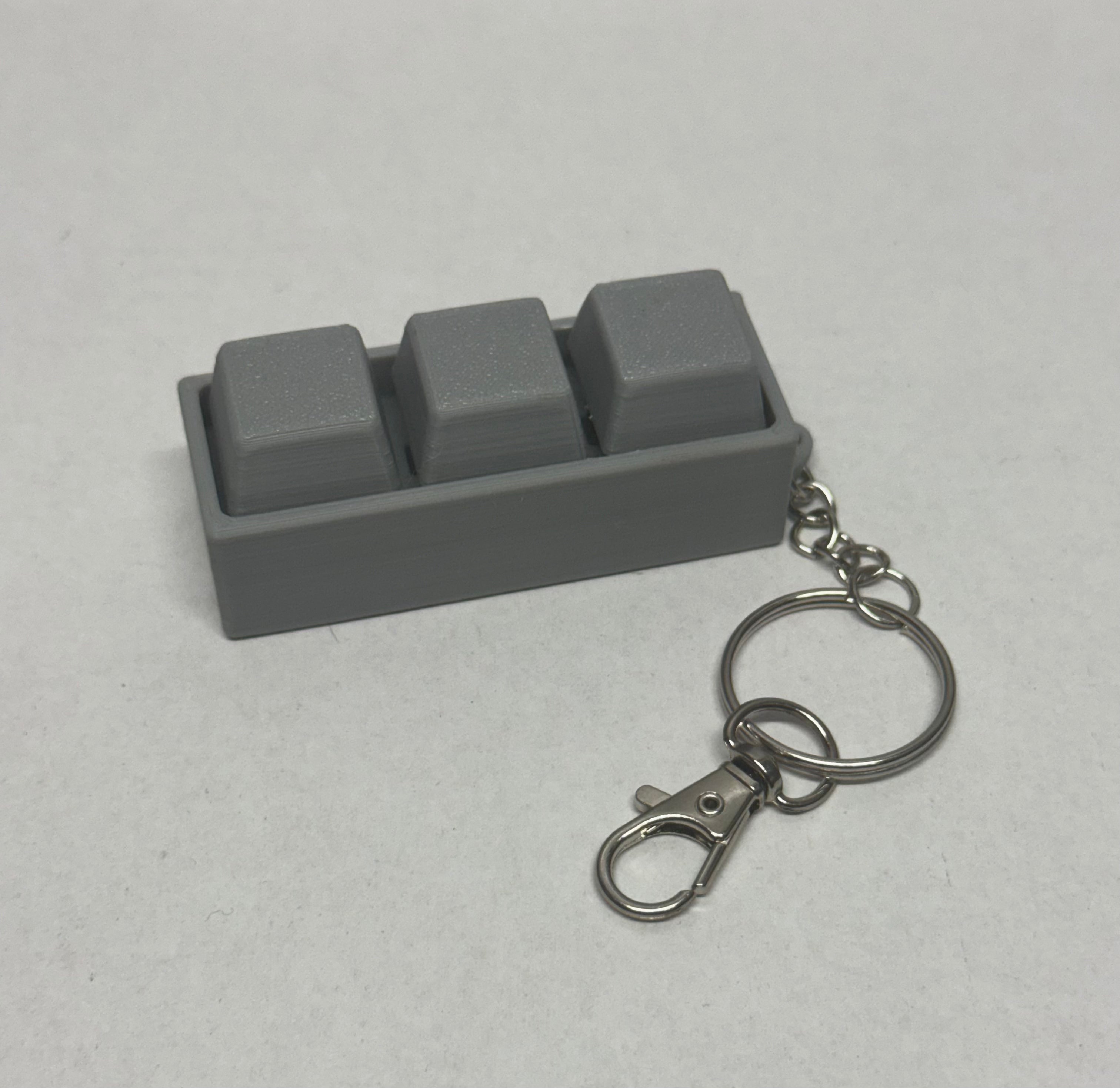 Keycap Fidget Clicker Keychains